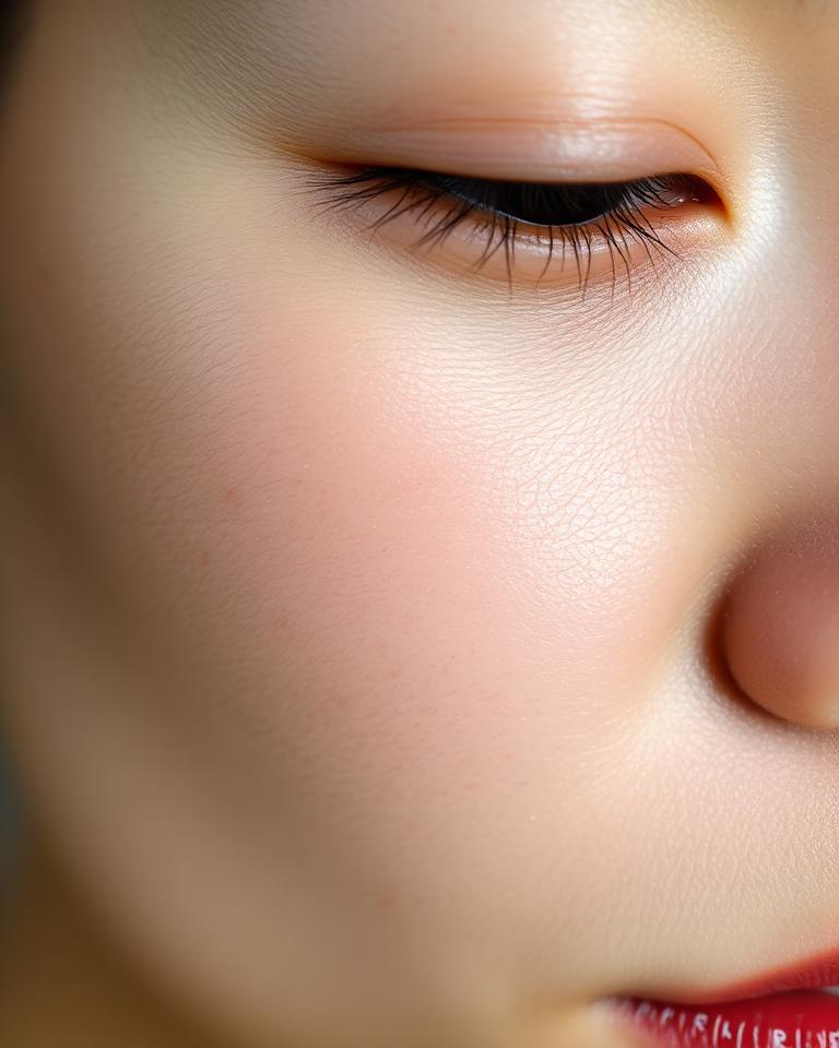 Before laser skin resurfacing — Post-acne scarring