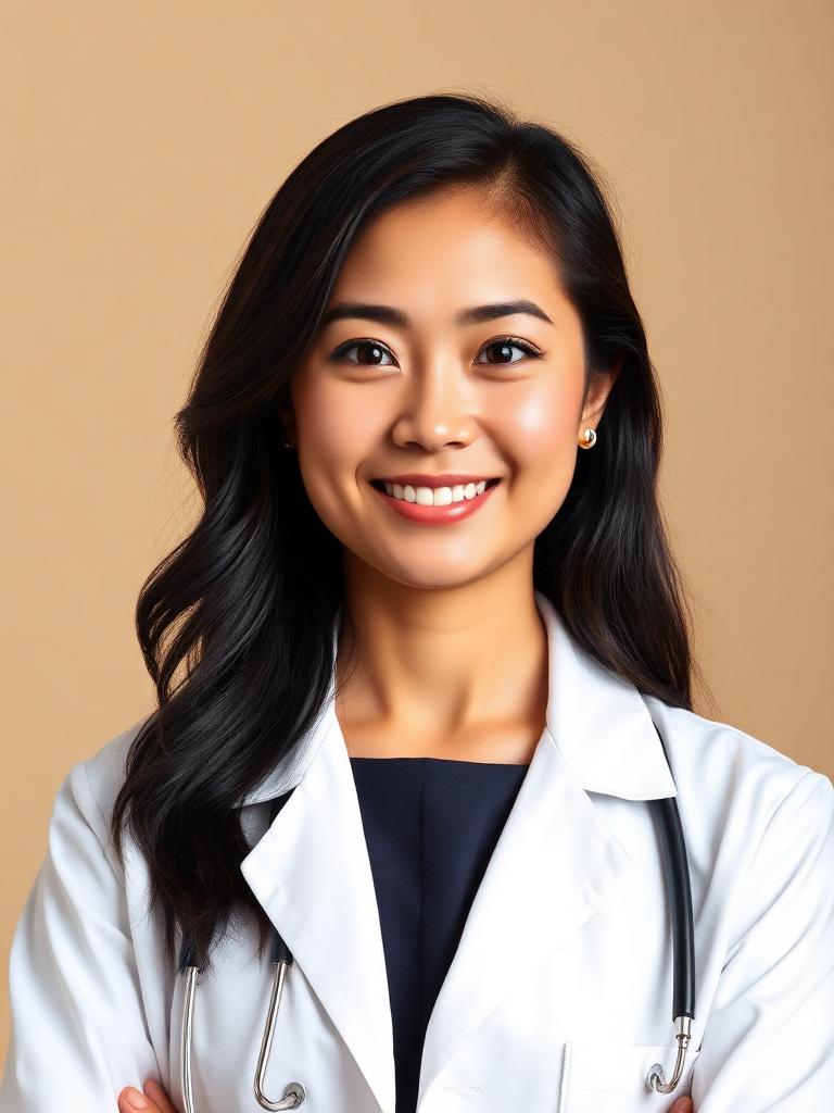 Portrait of Dr. Aisyah Rahman, Medical Director at Aura Medical Clinic