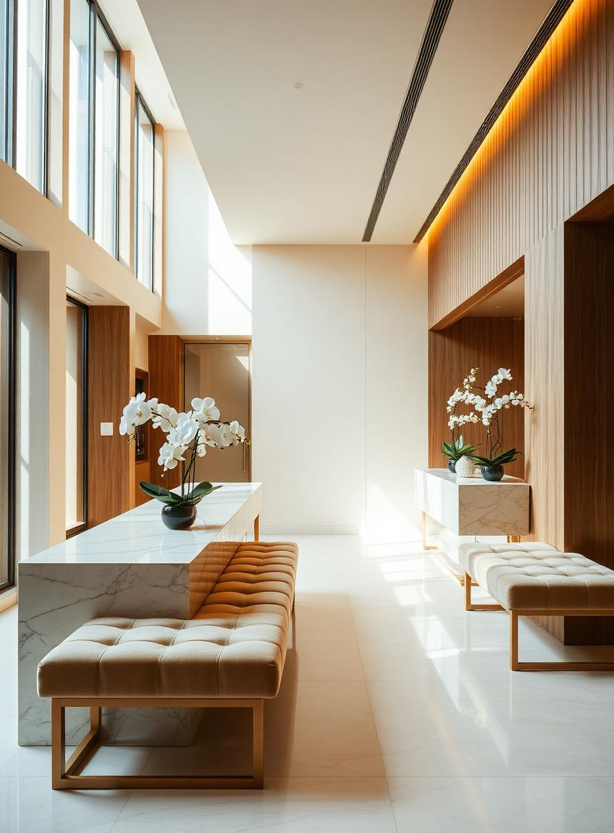 Aura Medical Clinic reception interior in Subang Jaya